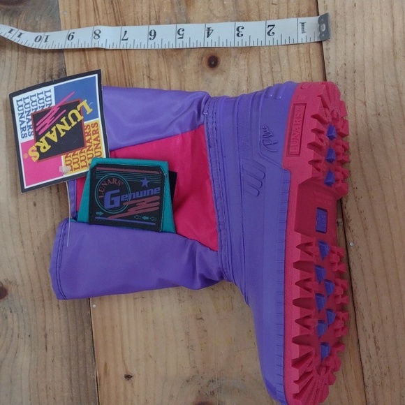 Maple Leaf Lunars Plus Vintage Pink & Purple Waterproof Canadian Boots NEW Sz 2 - Picture 16 of 16